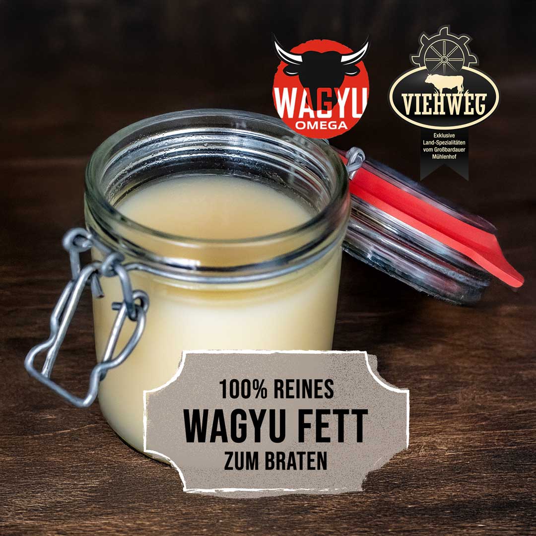 Wagyu-Fett im Glas – 300 ml reines Fett vom Wagyu-Rind