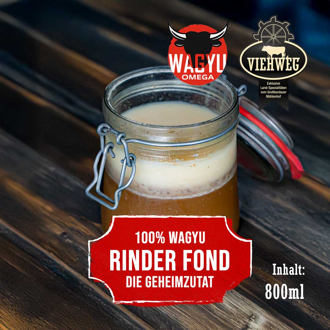 Wagyu Rinder-Fond (800 ml) Die Geheimzutat für deine Gerichte