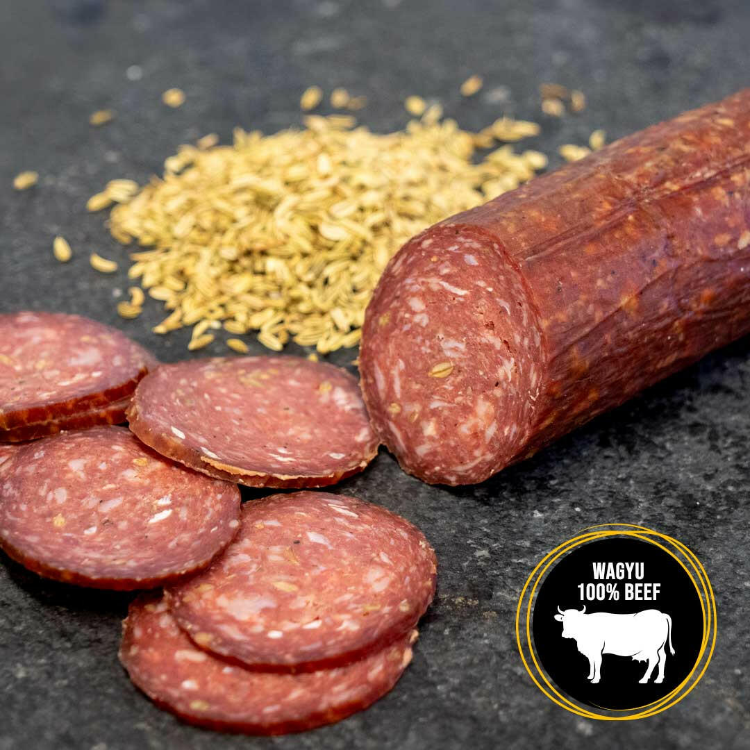 Gourmét Salami – Wagyu 100% Rindfleisch - mit Fenchel