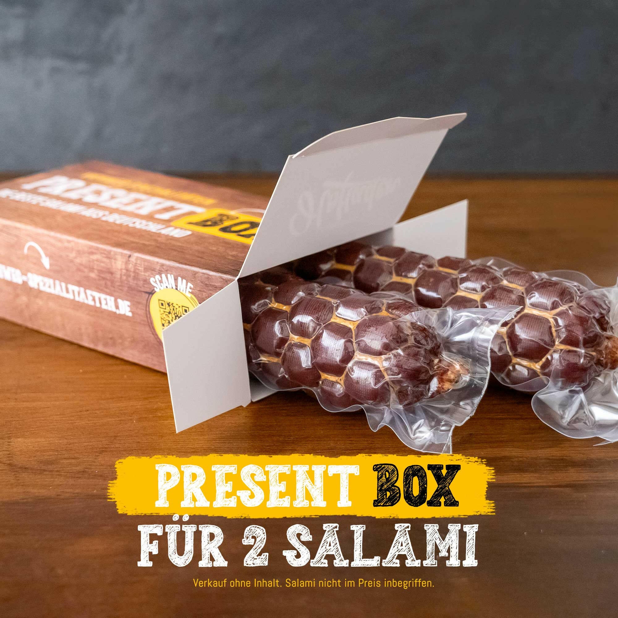 Presentbox für 2 Salami